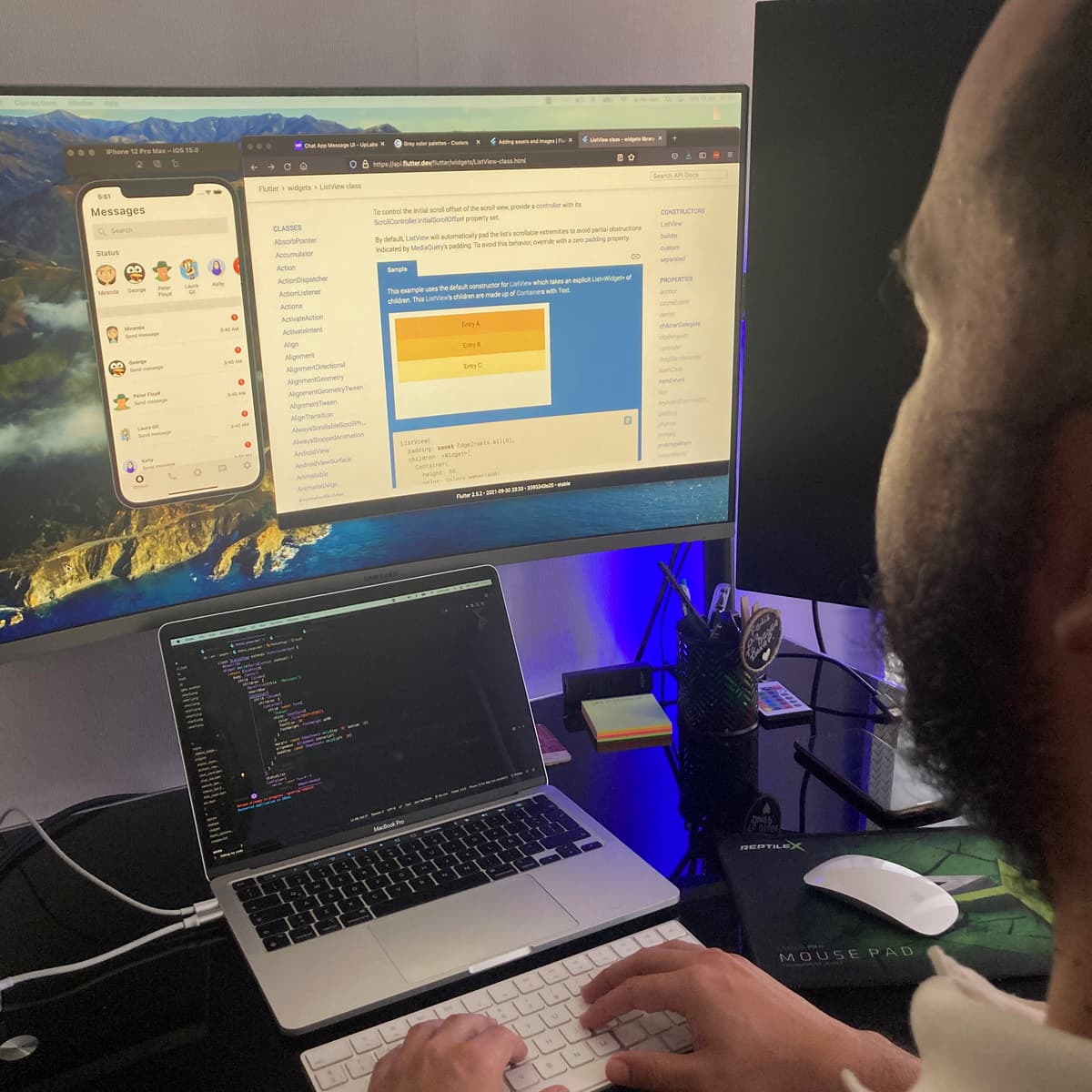 Photograph by José Guillén, programming